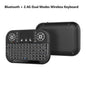 Purilite Select A8 Mini Bluetooth + 2.4G Dual-Mode Backlit Keyboard – Touchpad, Remote Control for Windows/Android TV
