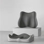 Purilite Select Ergonomic Lumbar Support Cushion Set | 2 Piece Memory Foam Seat and Back Cushion | Comfort Support for Car and Office Chair