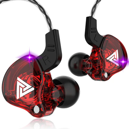Purilite Select QKZ AK6 Copper Driver HiFi Wired Earphones 3.5MM