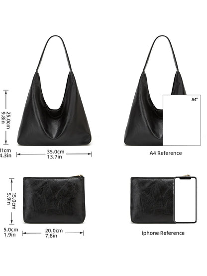 Purilite Select Retro Casual Large Tote Bag for Women