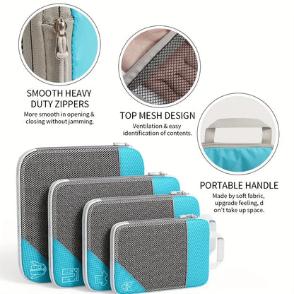 Purilite Select 6PCS Travel Packing Cubes Set