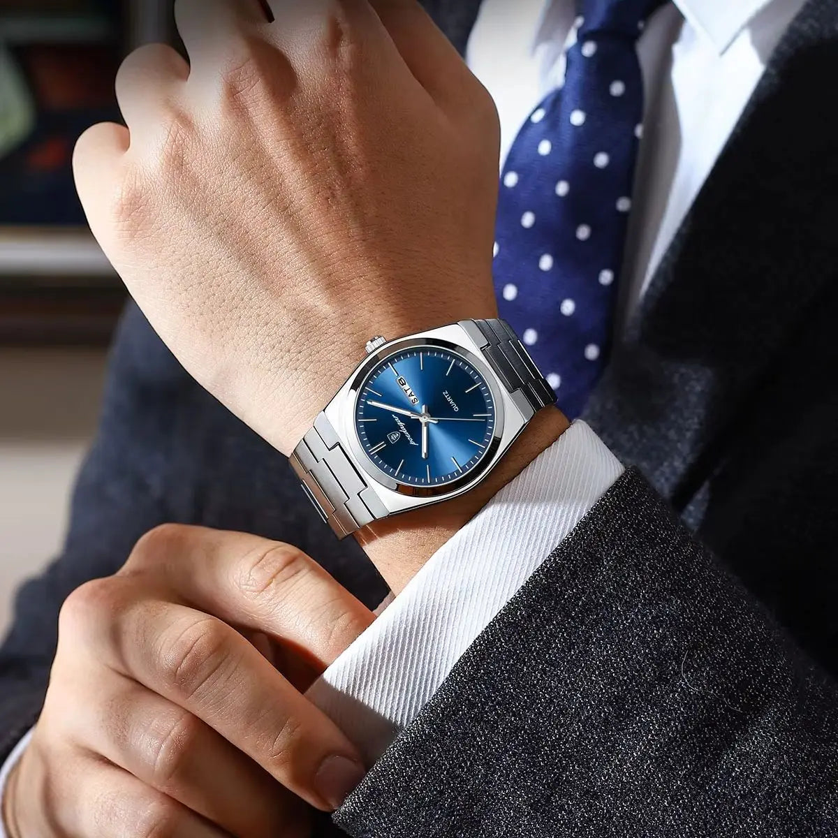 POEDAGAR Luxury Men’s Watch