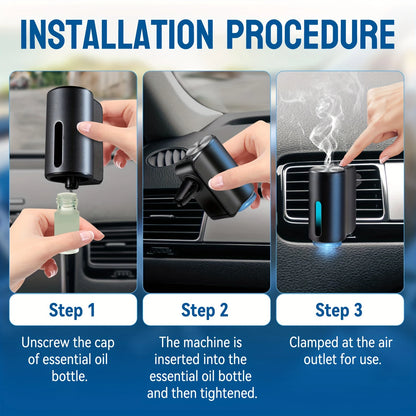 Purilite Select Smart Car Aromatherapy Diffuser – Non-Electric Car Air Freshener & Odor Remover