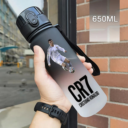 Purilite Select 650ML Football Star Water Bottle with Handle