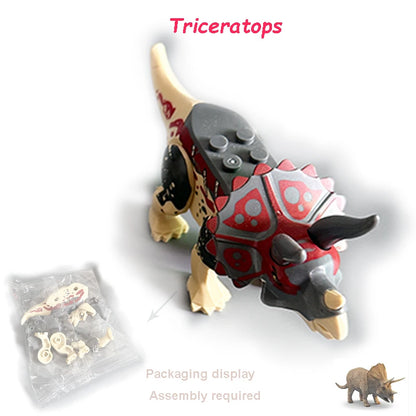 Purilite Select Jurassic Dinosaur Building Blocks Set | Mini Dinosaur Figures | Educational Construction Toy | Creative STEM Gift for Kids