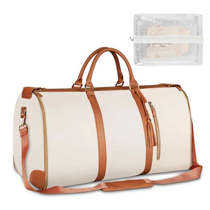 Purilite Select Foldable PU Leather Womens Travel Duffel Bag