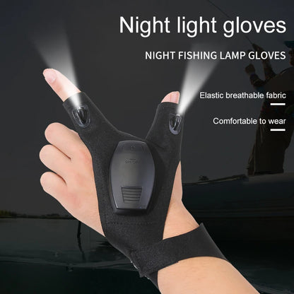 Purilite Select Rechargeable LED Flashlight Glove – Gift for Dad, Husband, Boyfriend & Car Guys