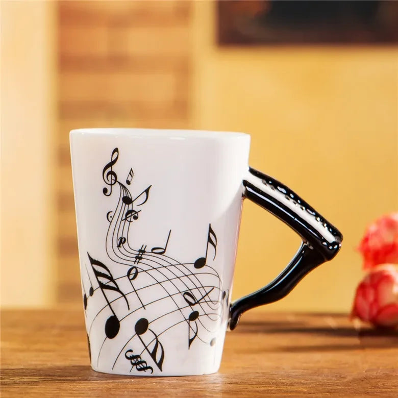 Purilite Select 240ml Creative Music Ceramic Mug