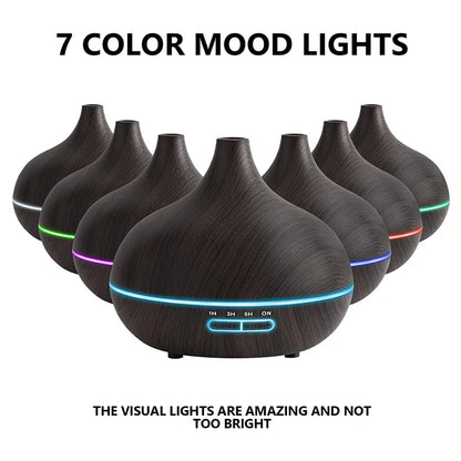 Purilite Select 550ml Wood Color USB Aroma Diffuser