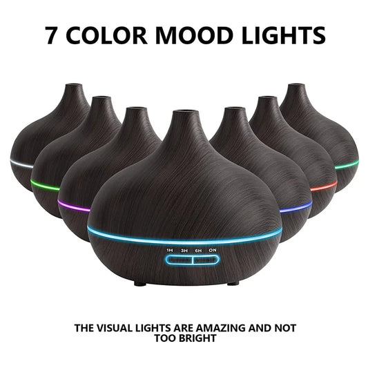 Purilite Select 550ml Wood Color USB Aroma Diffuser
