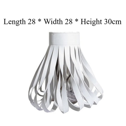 Purilite Select Luxury Aesthetic Glass & Leather Vase