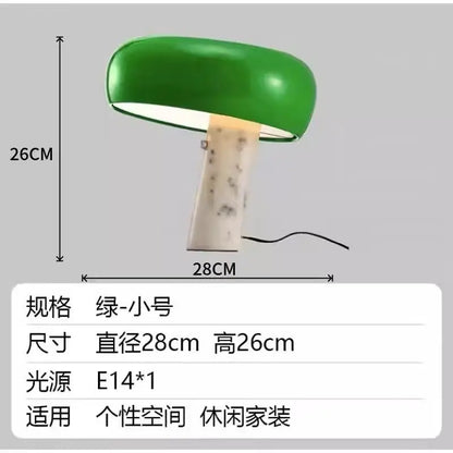 Purilite Select Italian Luxury Designer Mushroom Marble LED Desk Lamp