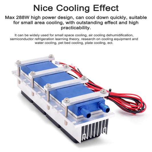 Purilite Select 12V 144W/288W Thermoelectric Peltier Refrigeration Cooler