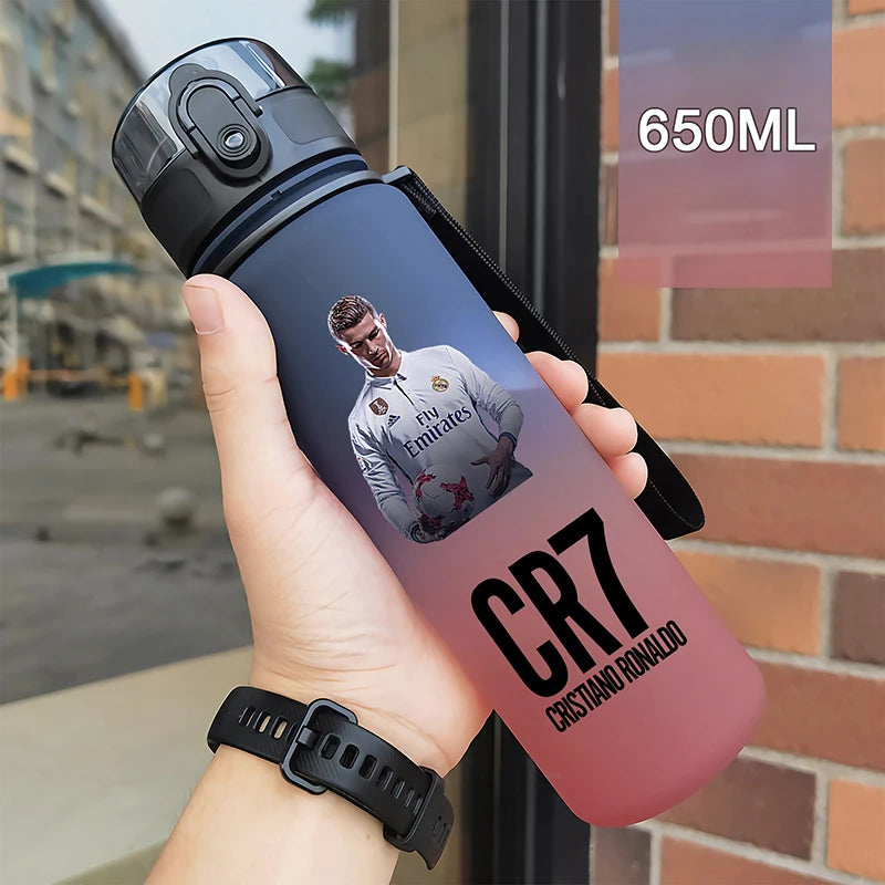 Purilite Select 650ML Football Star Water Bottle with Handle