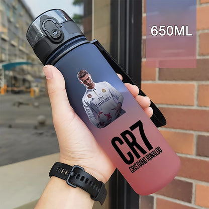 Purilite Select 650ML Football Star Water Bottle with Handle