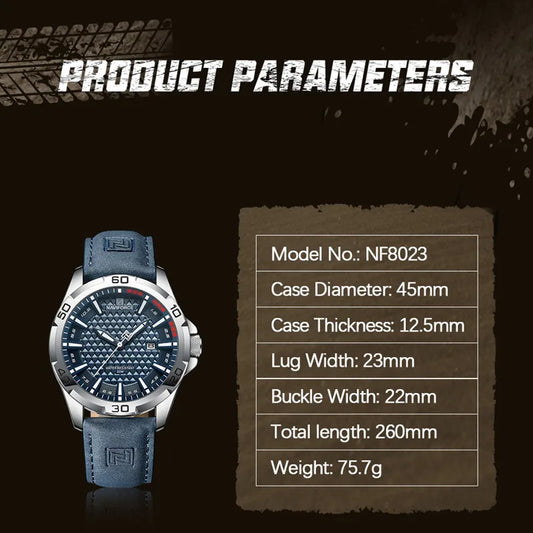 NAVIFORCE NF8023 Men’s Fashion Quartz Watch