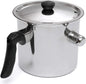 Purilite Select Stainless Steel Double-Wall Milk Pot with Whistle