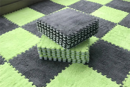 Purilite Select 30x30CM Soft Plush Children Kids Rug Play Mat