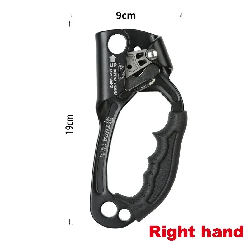Purilite Select Professional SRT Hand Ascender | Left & Right Hand Rope Climbing Device | Outdoor Mountaineering Tool
