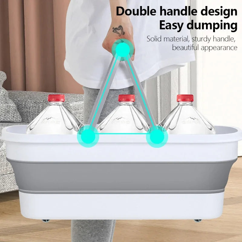 Purilite Select Silicone Folding Mop Bucket