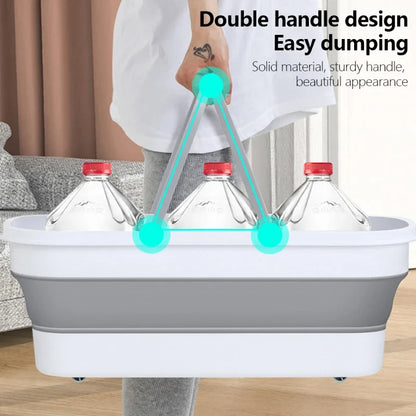 Purilite Select Silicone Folding Mop Bucket