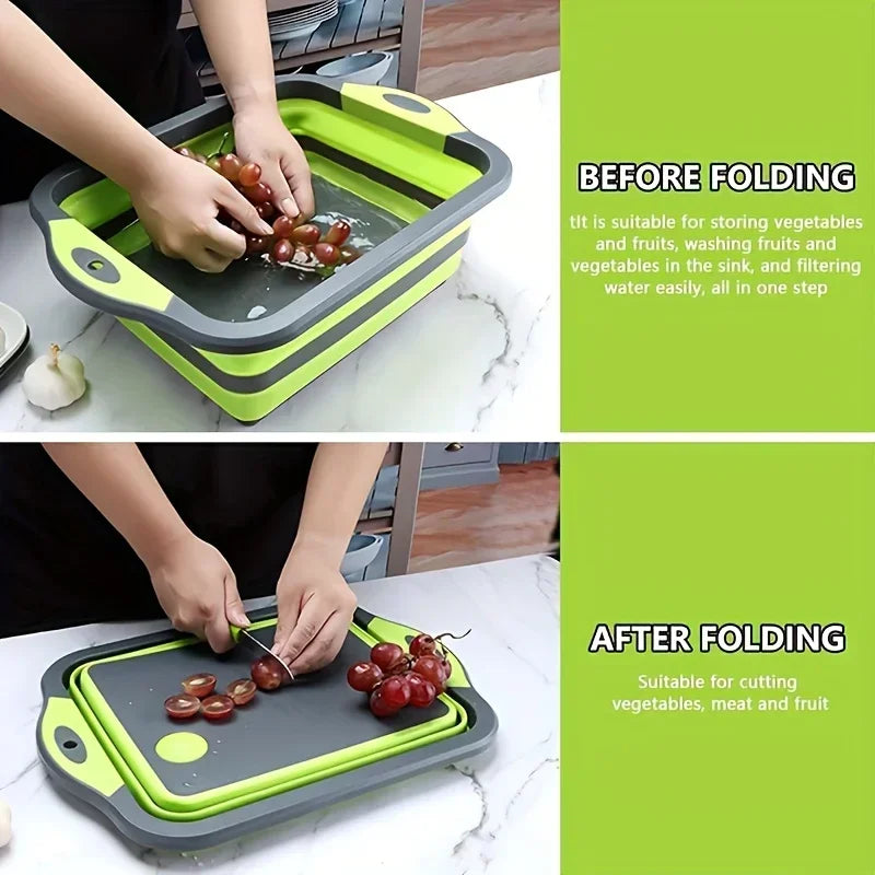 Purilite Select Portable Folding Basin | Space Saving Sink with Storage | Travel Camping Home Multi-Purpose Wash Basin