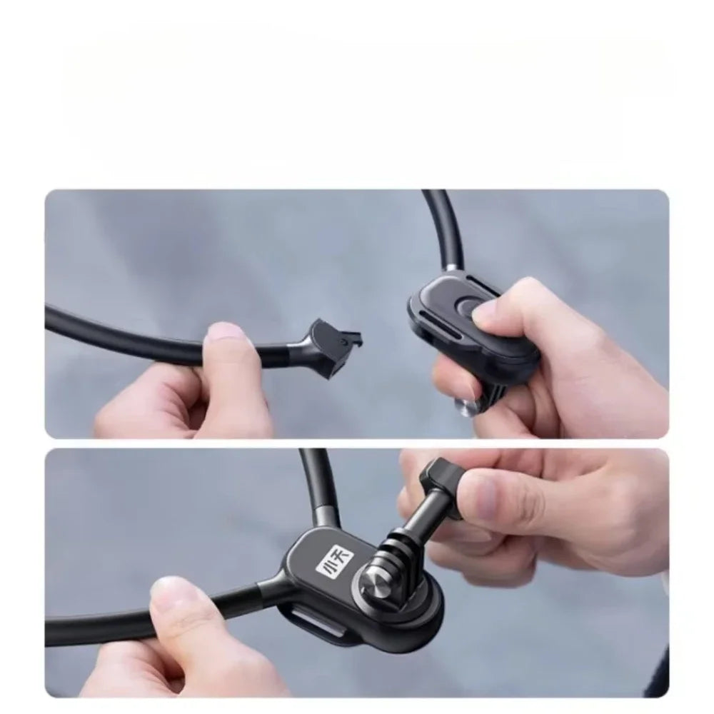 Purilite Select | Chest Mount Neck Bracket for Action Cameras | Anti-Shake Hands-Free Shooting Support