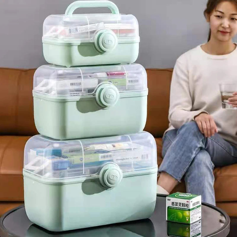 Purilite Select Large Capacity Family Medicine Organizer Box