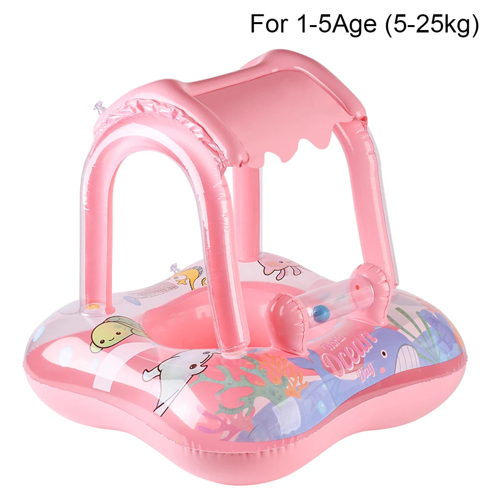 Purilite Select: Baby & toddler pool float with canopy