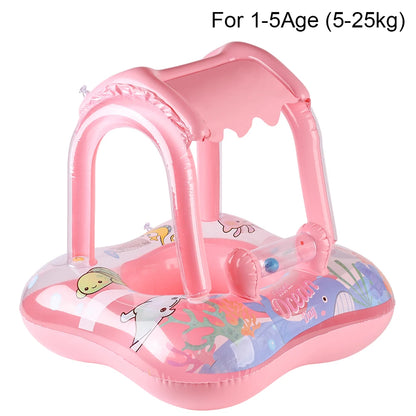 Purilite Select: Baby & toddler pool float with canopy