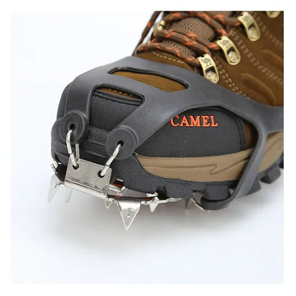 Purilite Select | Professional Climbing Crampons 18 Studs | Anti-Skid Ice Snow Shoe Grips | Winter Outdoor Walking Spikes