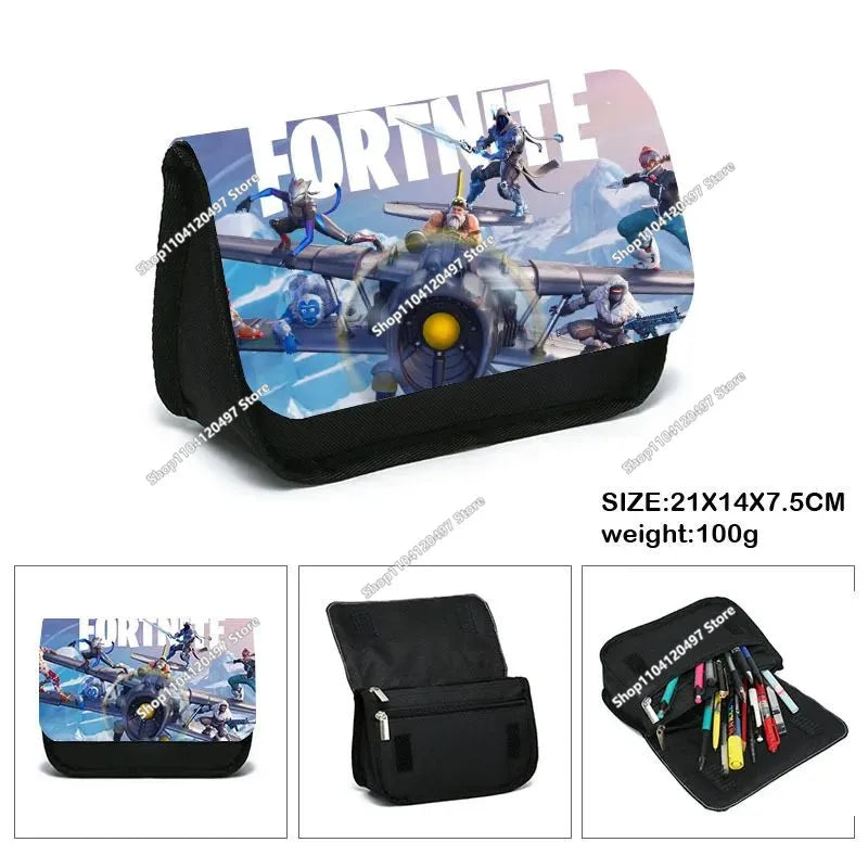 Purilite Select 3PCS Anime Fortnite Backpack Set