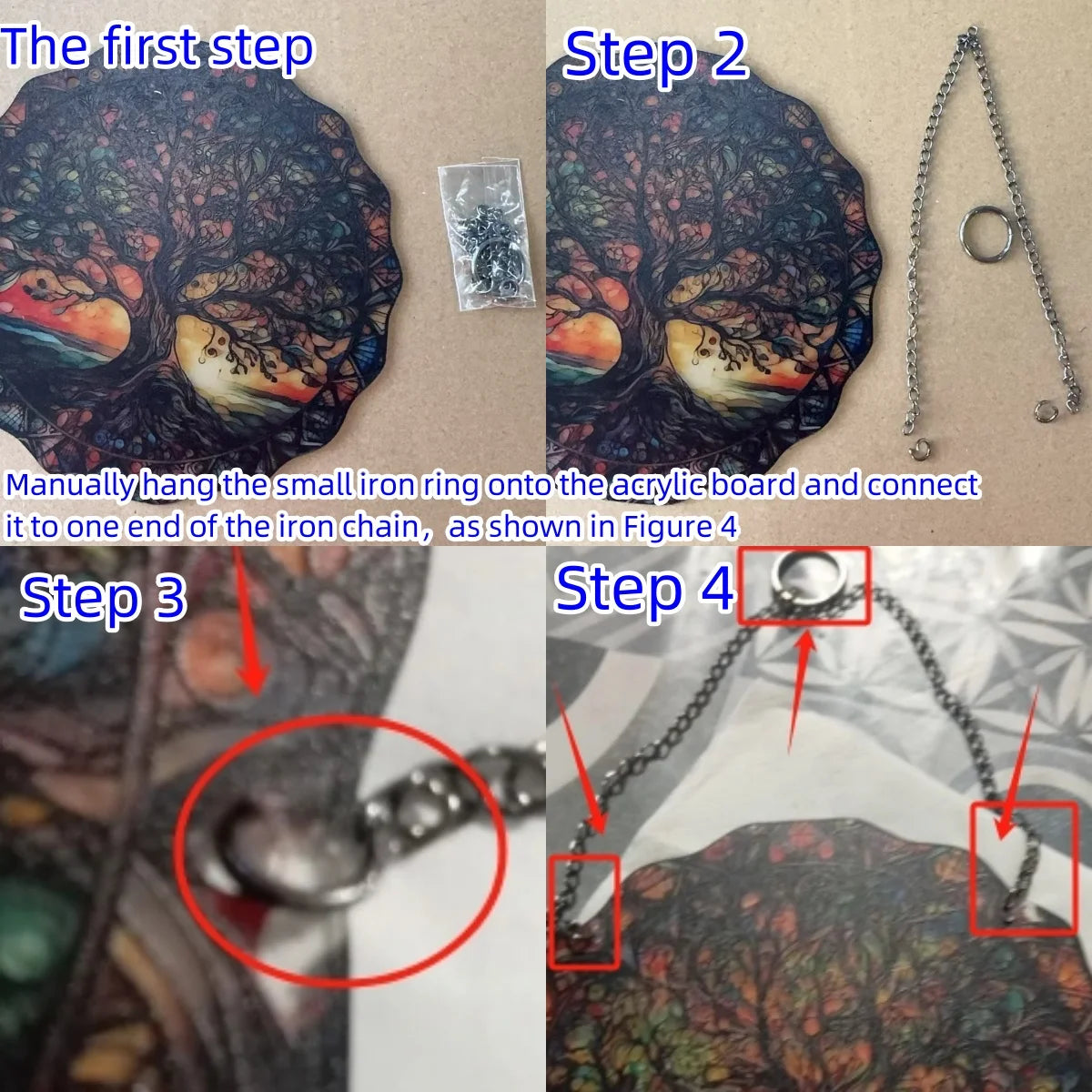 Purilite Select 5.9-Inch Tree of Life Wall Art