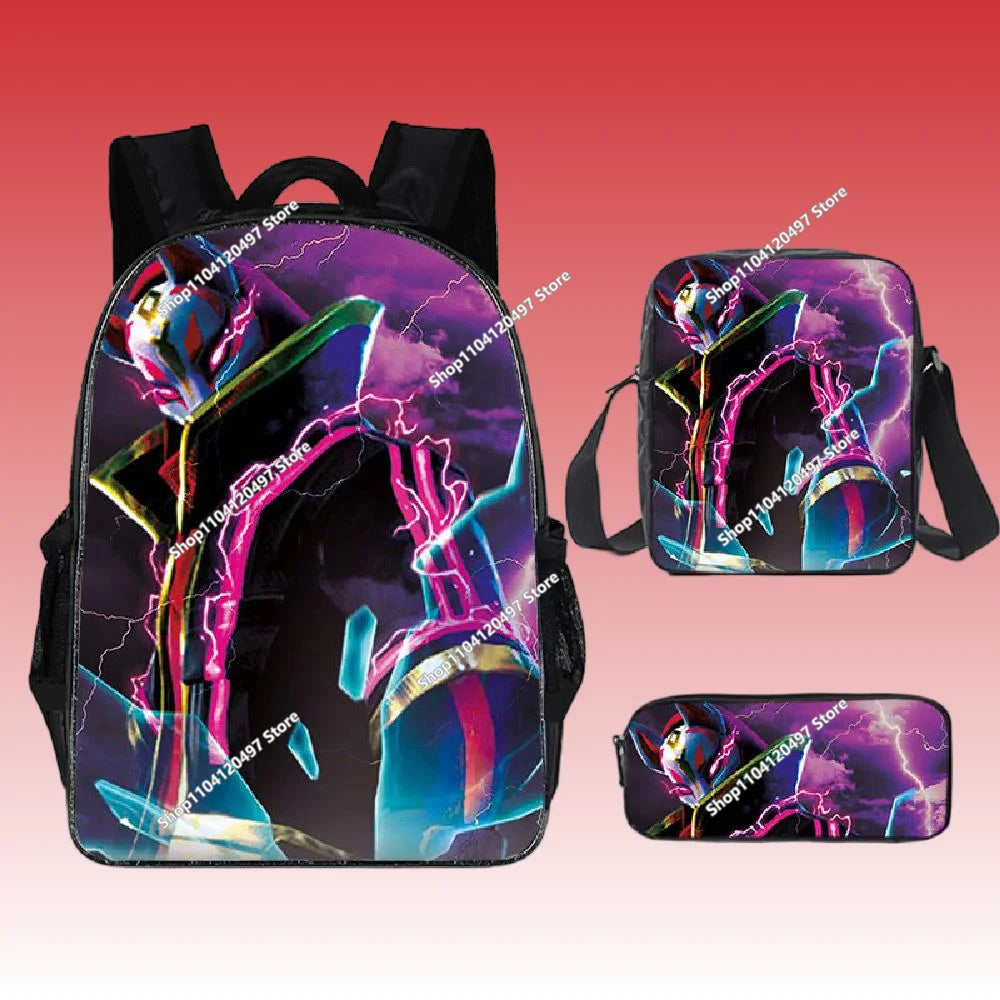 Purilite Select 3PCS Anime Fortnite Backpack Set