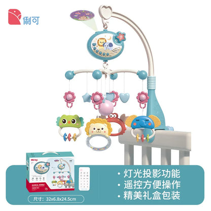 Purilite Select: Musical Baby Crib Mobile with Lights & Projection Remote-Controlled Crib Toy with Soothing Music and Nightlight