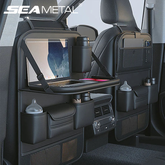 Purilite Select Car Seat Back Organizer with Foldable Table Tray