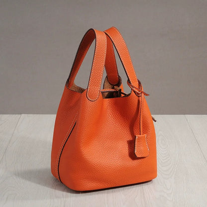 Purilite Select Cowhide Bucket Lunch Bag