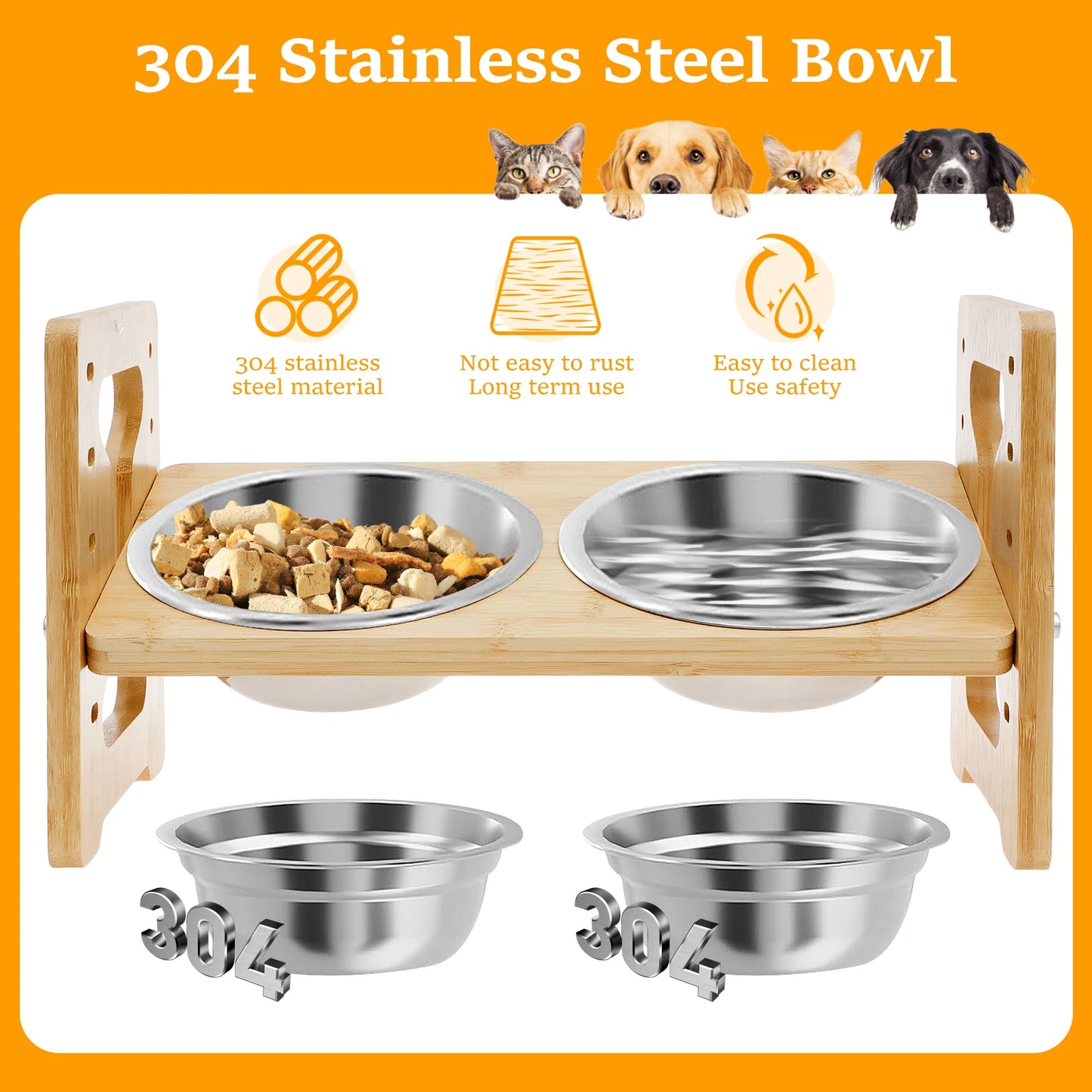 Purilite Select Elevated Dog & Cat Bowls