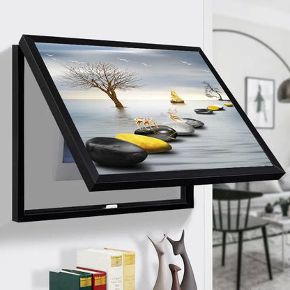 Purilite Select Decorative Electric Meter Cover Wall Art – Punch-Free Switch Box Cover Mural 40x30cm Minimalist Home Decor
