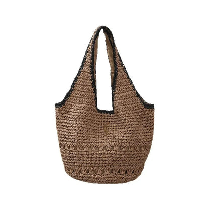 Purilite Select Minimalist Straw Shoulder Bag