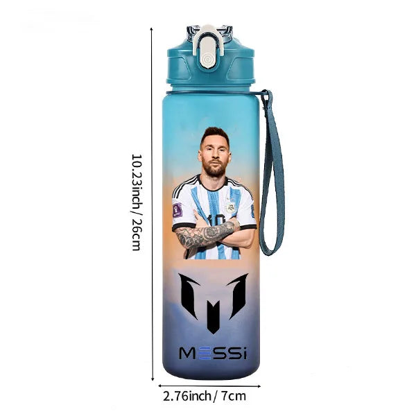 Purilite Select Lionel Messi 700ML Blue Water Bottle