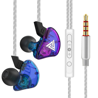 Purilite Select QKZ AK6 Copper Driver HiFi Wired Earphones 3.5MM