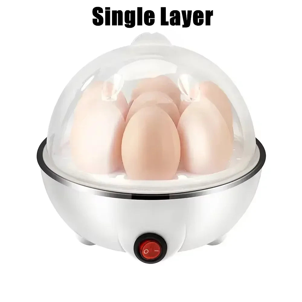 Purilite Select Electric Egg Boiler and Multifunctional 7 Egg Steamer with Auto Shut Off