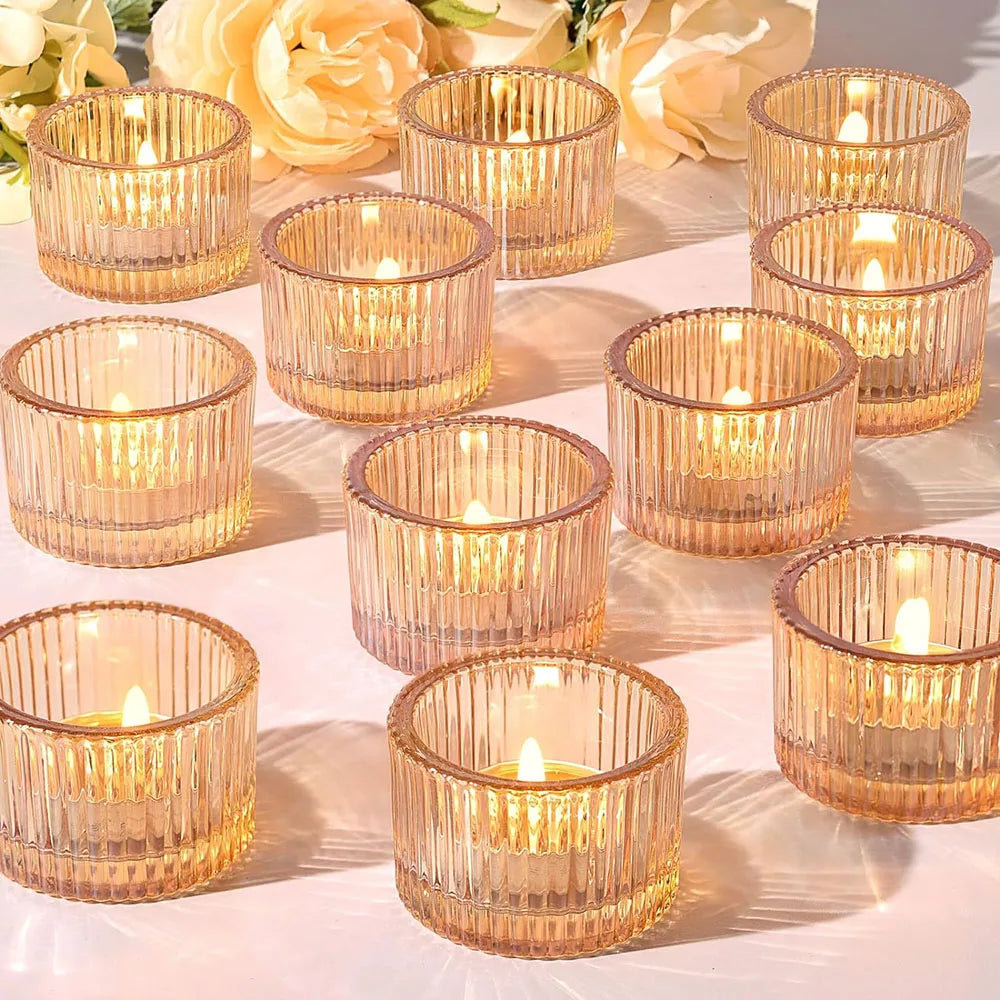 Purilite Select Tealight Gold Candle Holders