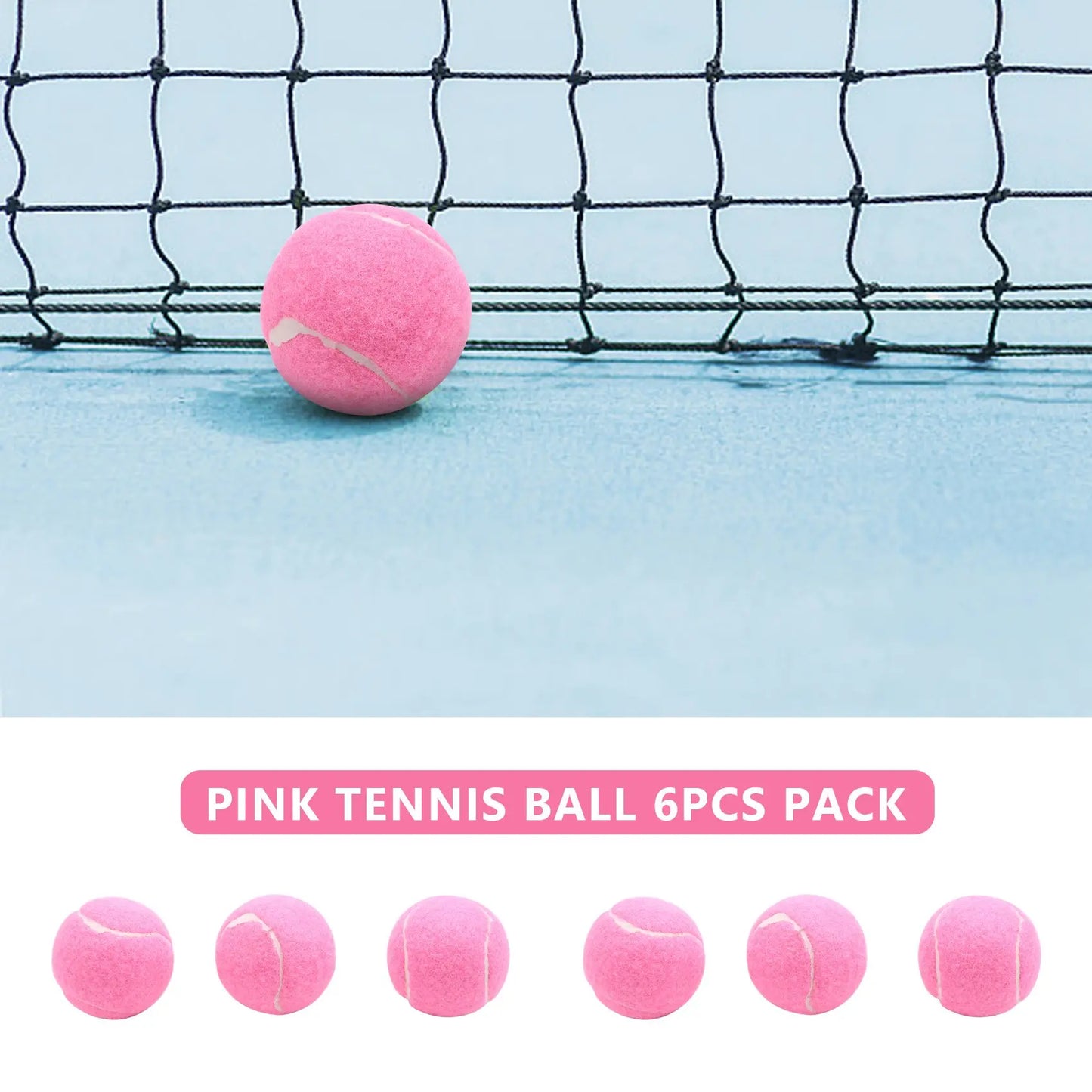Purilite Select 6-Pack Pink Tennis Balls