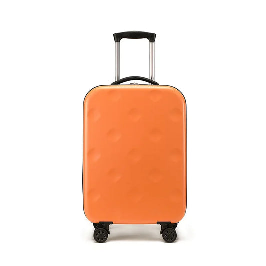 Purilite Select Foldable Travel Suitcase with Spinner Wheels | Lightweight ABS Rolling Luggage with Password Lock | Compact Collapsible Trolley Case