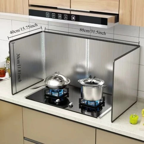 Purilite Select Kitchen Sink Splashback Galvanized Board | Gas Cooker Grease Board | Protective Shield for Stovetop | Kitchen Accessories