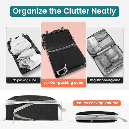 Purilite Select Compression Packing Cubes for Travel