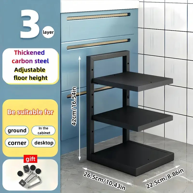 Purilite Select Adjustable Pot Rack Organizer