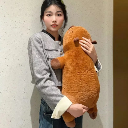 Purilite Select Kawaii Capybara Long Sleep Pillow | Cute Plush Capibara Soft Sofa Cushion & Nap Sleeping Toy